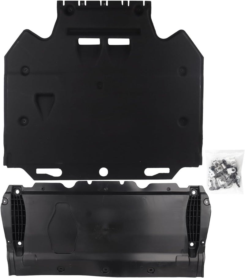 MISIOEK Radiator Support Cover Splash Guards w/Clips Compatible with 2011-2018 Audi A6 A7,Replace 4G0863821B - Image 1